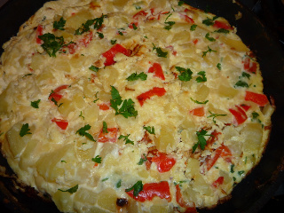 Tortilla cu ardei