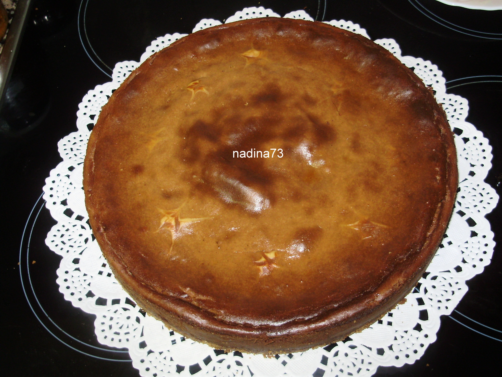 Cheesecake cu ciocolata alba si neagra