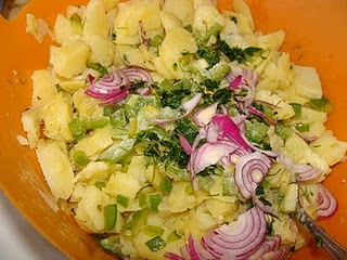 Salata de cartofi Tex-Mex