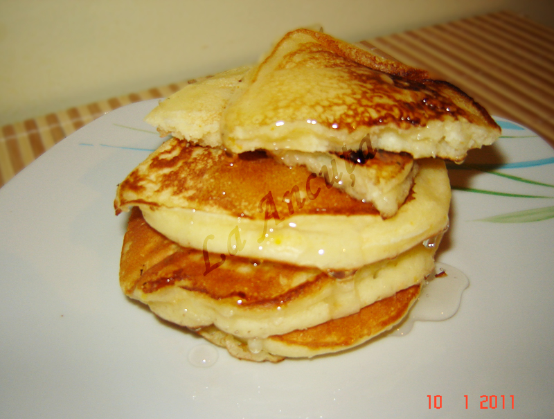 Pancakes cu ricotta