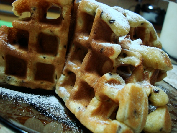 Chocolate Chip Waffles