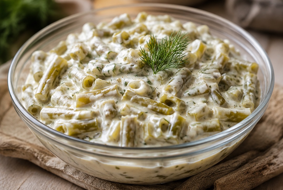 Salata de fasole verde cu maioneza
