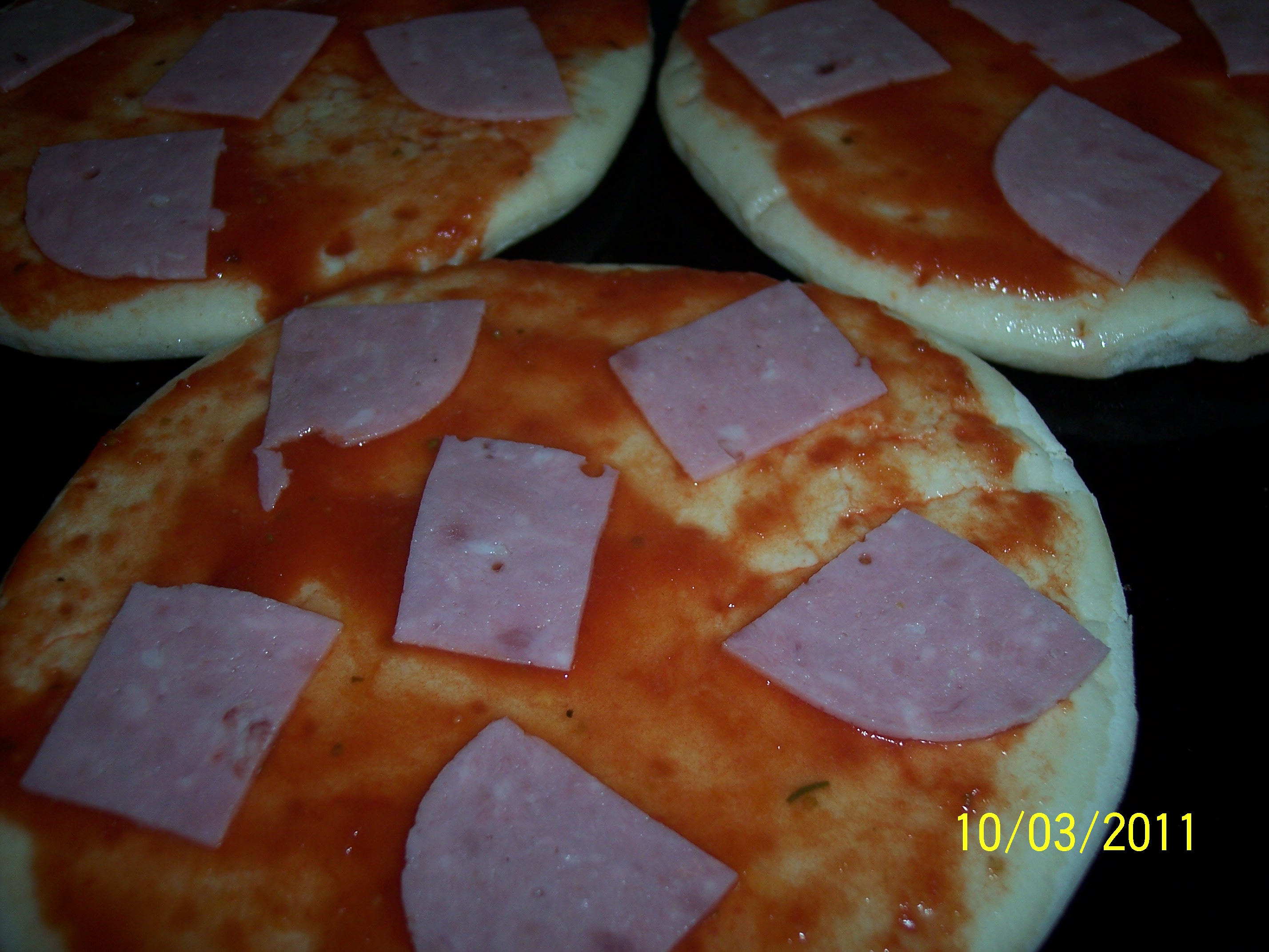 Pizza cu sunca