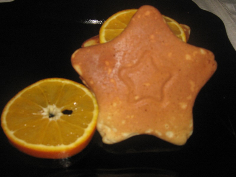 Stelele de dimineata (pancake cu banane)