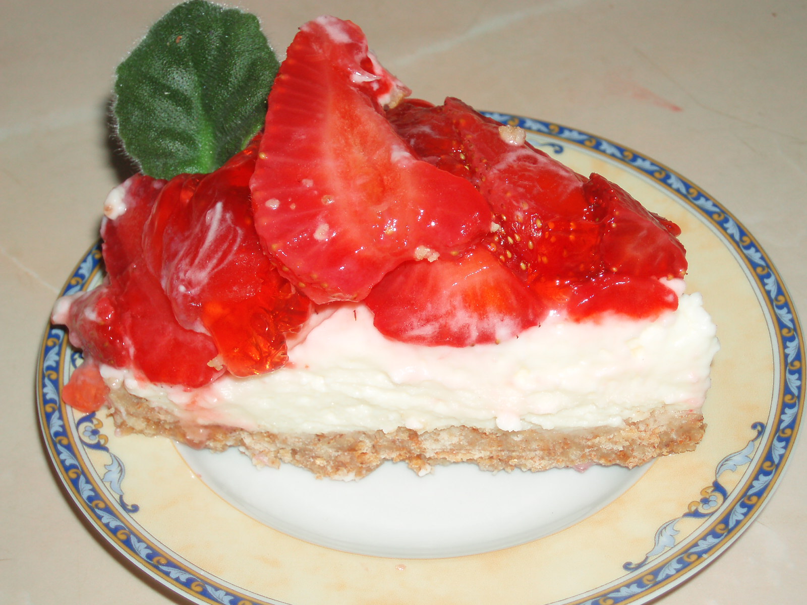 Strawberry Cheese Pie