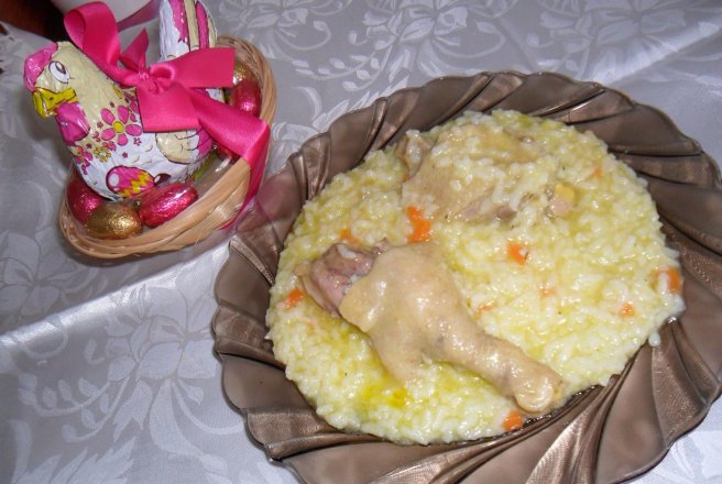 Pilaf de gaina de tara