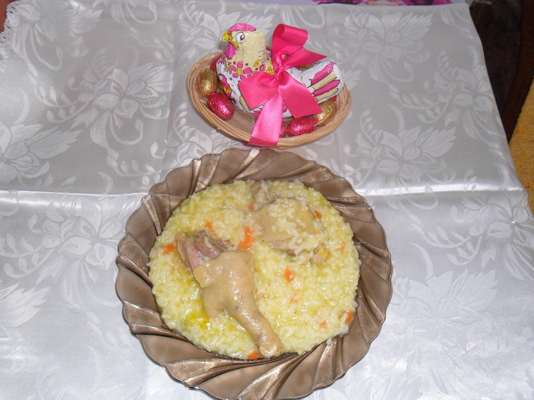 Pilaf de gaina de tara