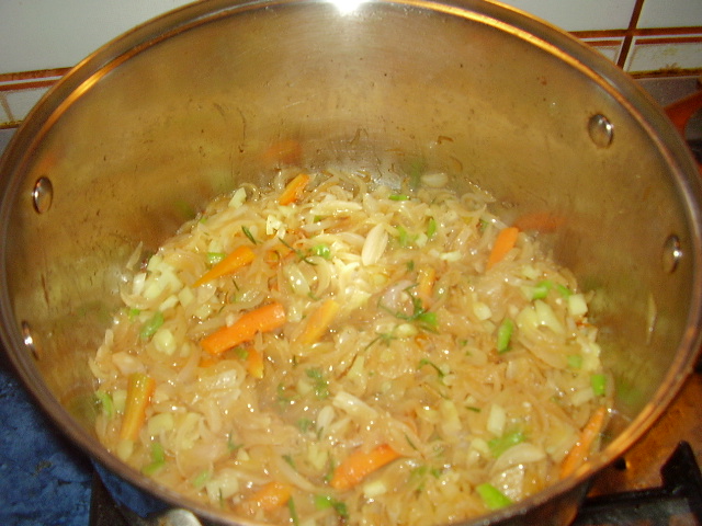 Tocanita de ceapa cu carne de porc