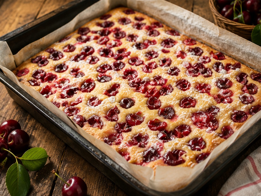 Prajitura delicioasa cu visine