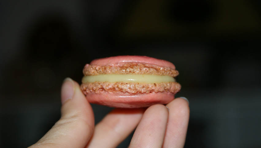 Macaron cu crema de portocale