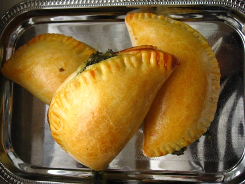 Empanadas cu spanac si branza