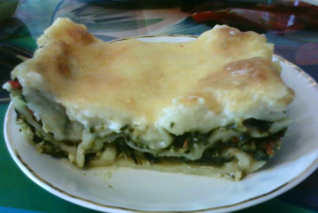 Lasagna cu spanac