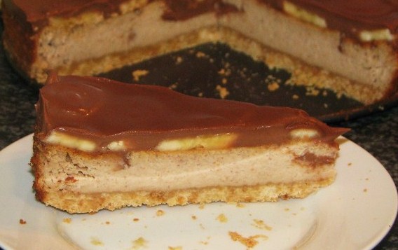 Cheesecake cu unt de alune (peanut butter)