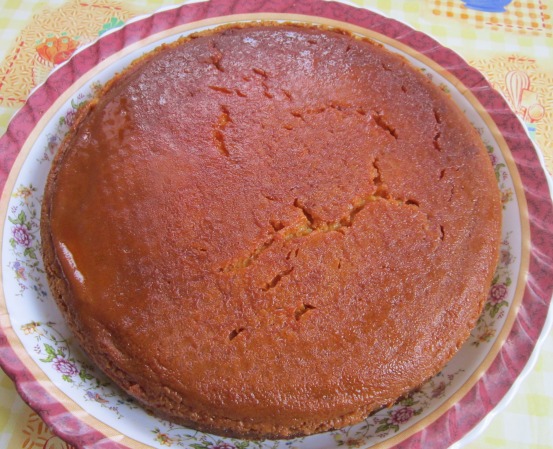 Tort cu crema de zahar ars