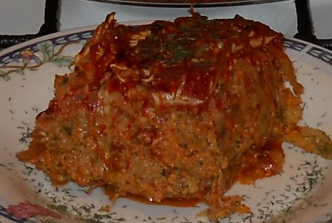 Varza in straturi cu carne tocata