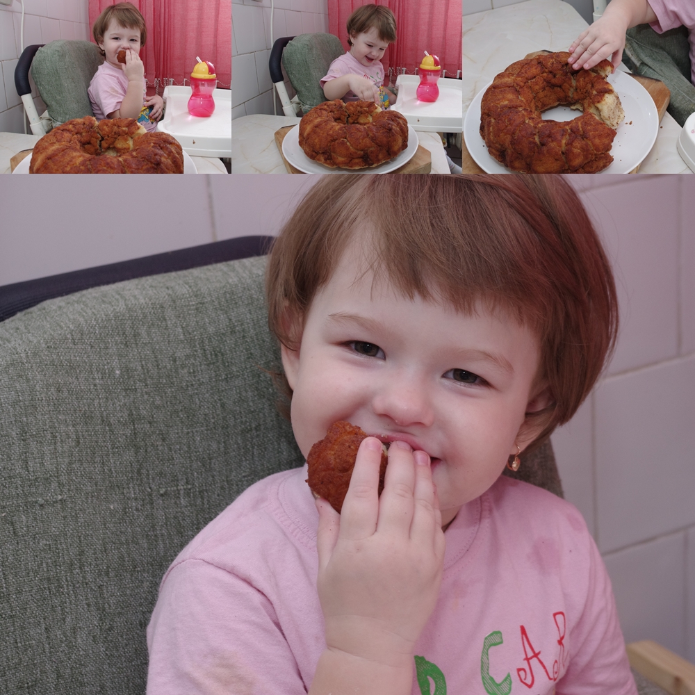 Monkey bread with my little monkey