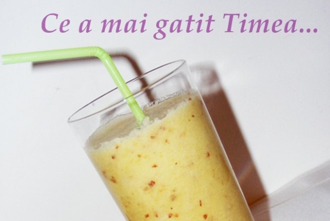 Smoothie de pepene galben si nectarina