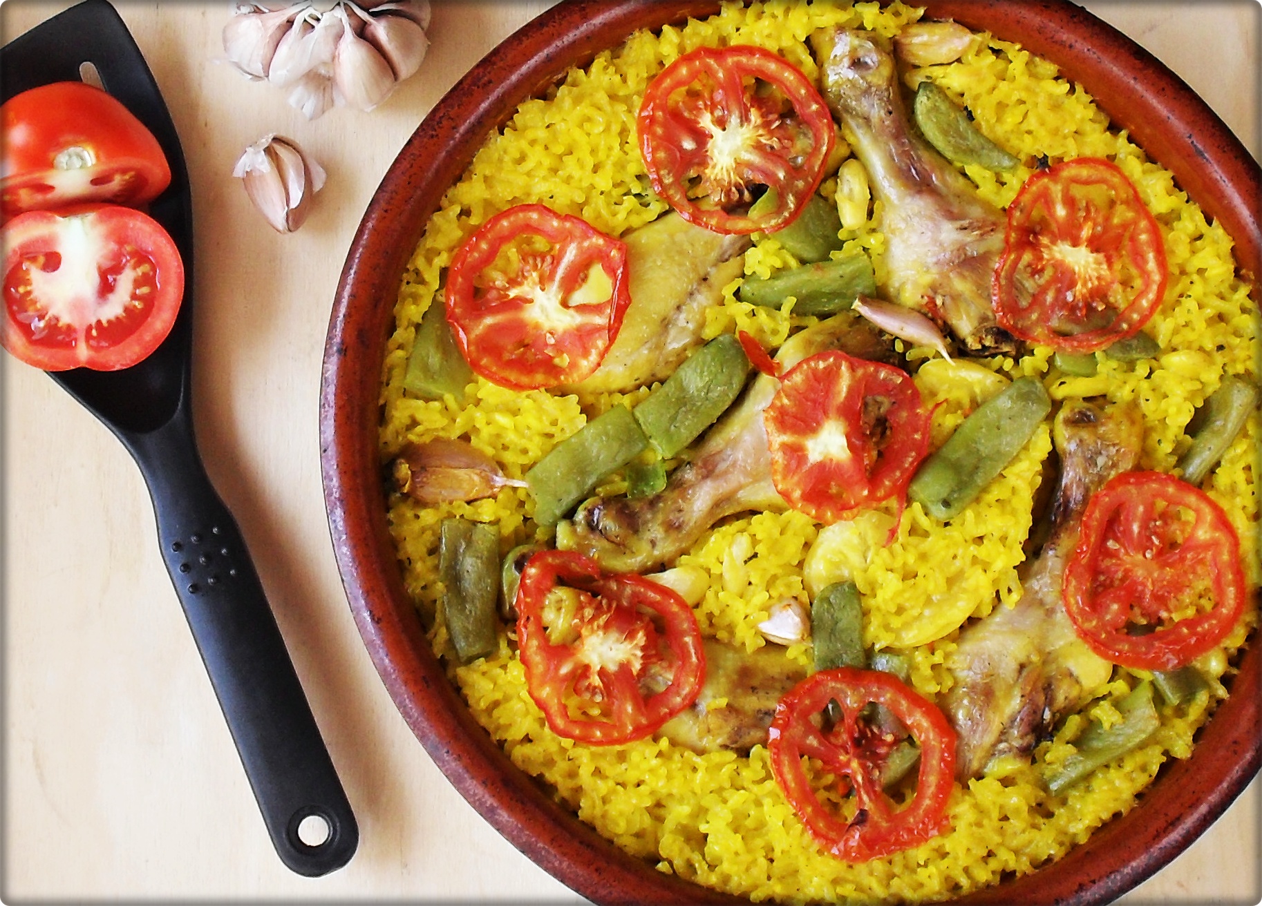 Paella de pui