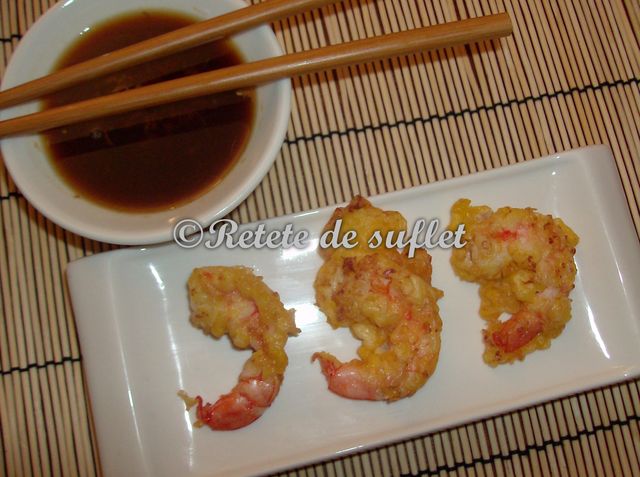 Tempura cu creveti