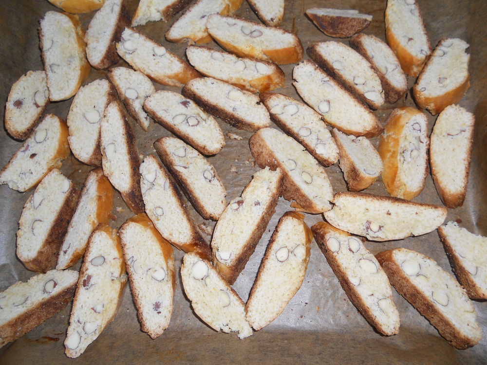 Cantuccini (biscuiti italieni) cu migdale