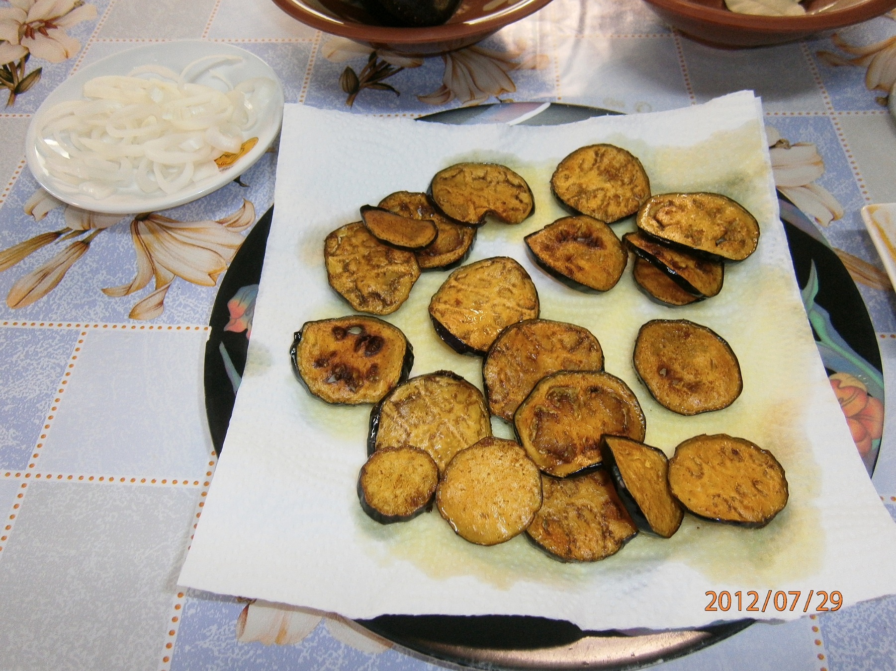 Fried brinjal-Vinete calite (reteta sri lankeza)