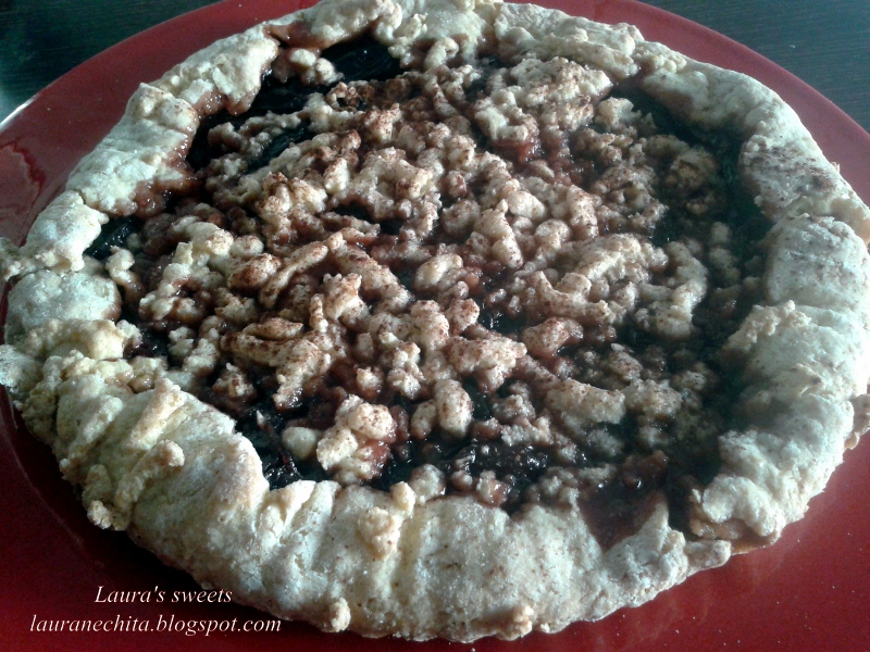 Crumble cu dulceata de prune