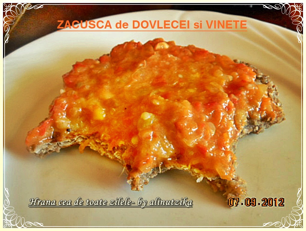 Zacusca de dovlecei si vinete