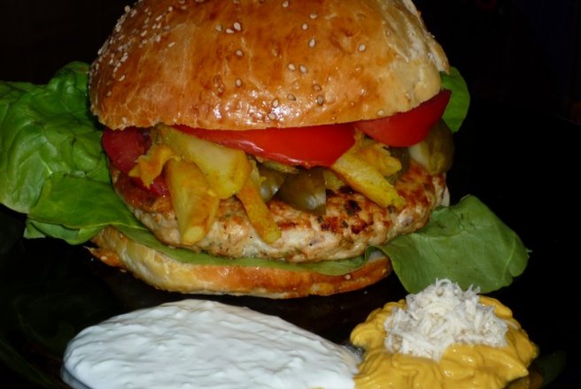 Hamburger preparat in casa