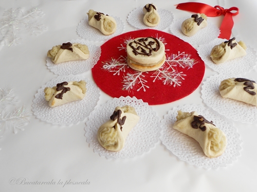 Biscuiti mentolati, cu crema de fructe