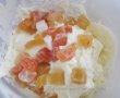 Rulada cu mascarpone, ananas si papaya-2