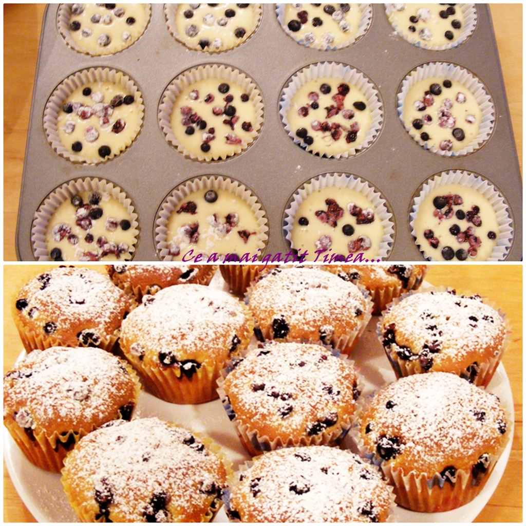 Muffins cu afine