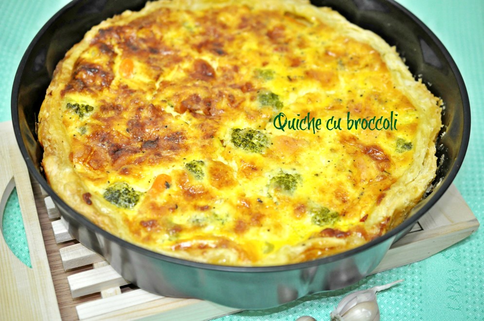 Quiche cu broccoli