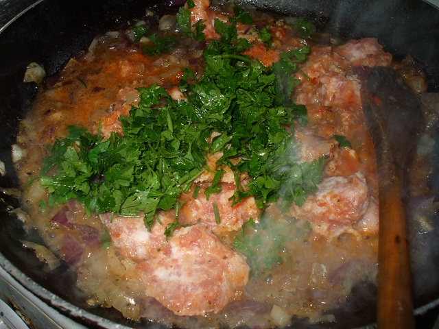 Pasta asciutta (paste cu carne si branza la cuptor)