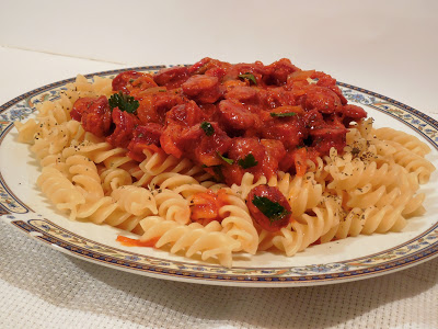 Fusilli cu carnati