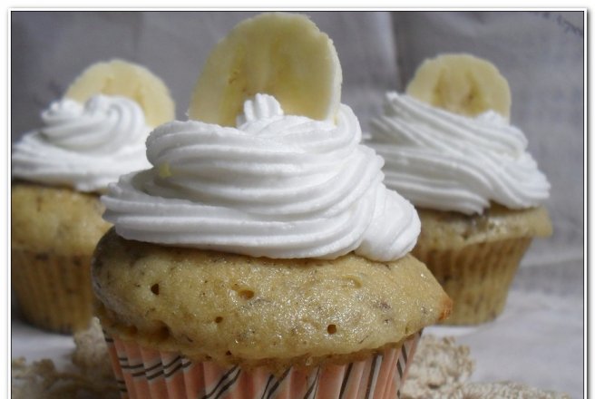 Cupcakes cu banane