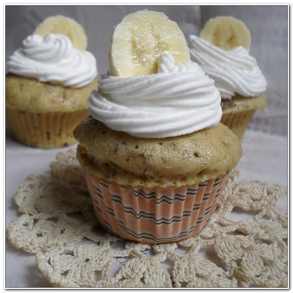 Cupcakes cu banane