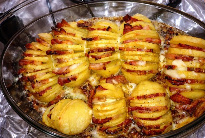 Garnitura cartofi evantai