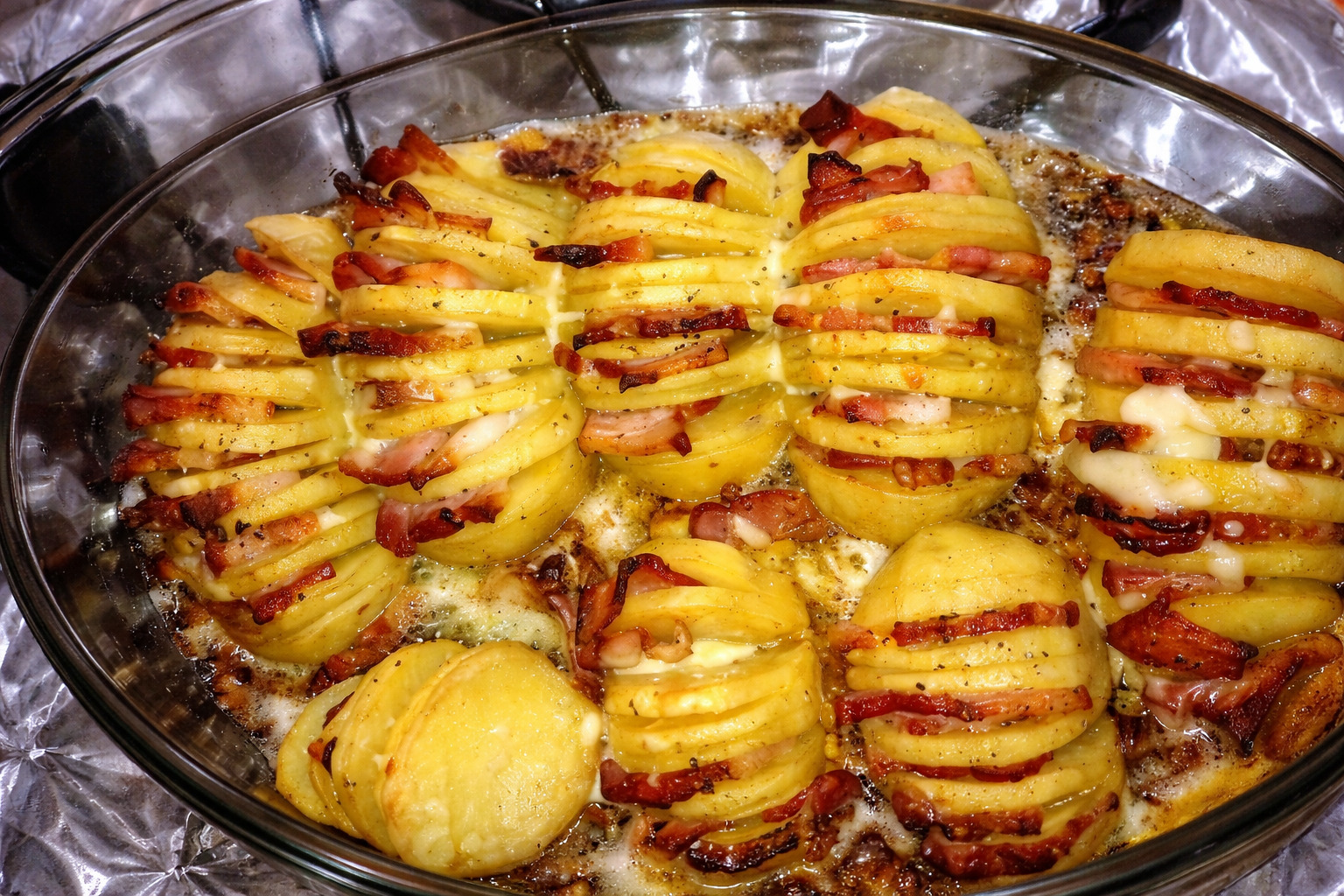 Garnitura cartofi evantai