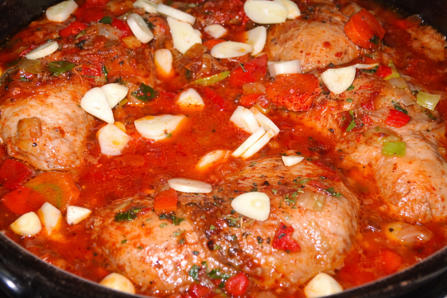 Pulpe cu legume si coriandru