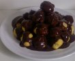 Profiterol cu Crema de vanilie si Topping de ciocolata-7