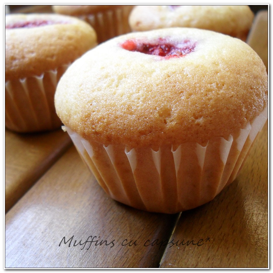 Muffins cu capsune