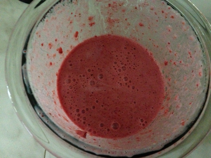 Smoothie de capsuni