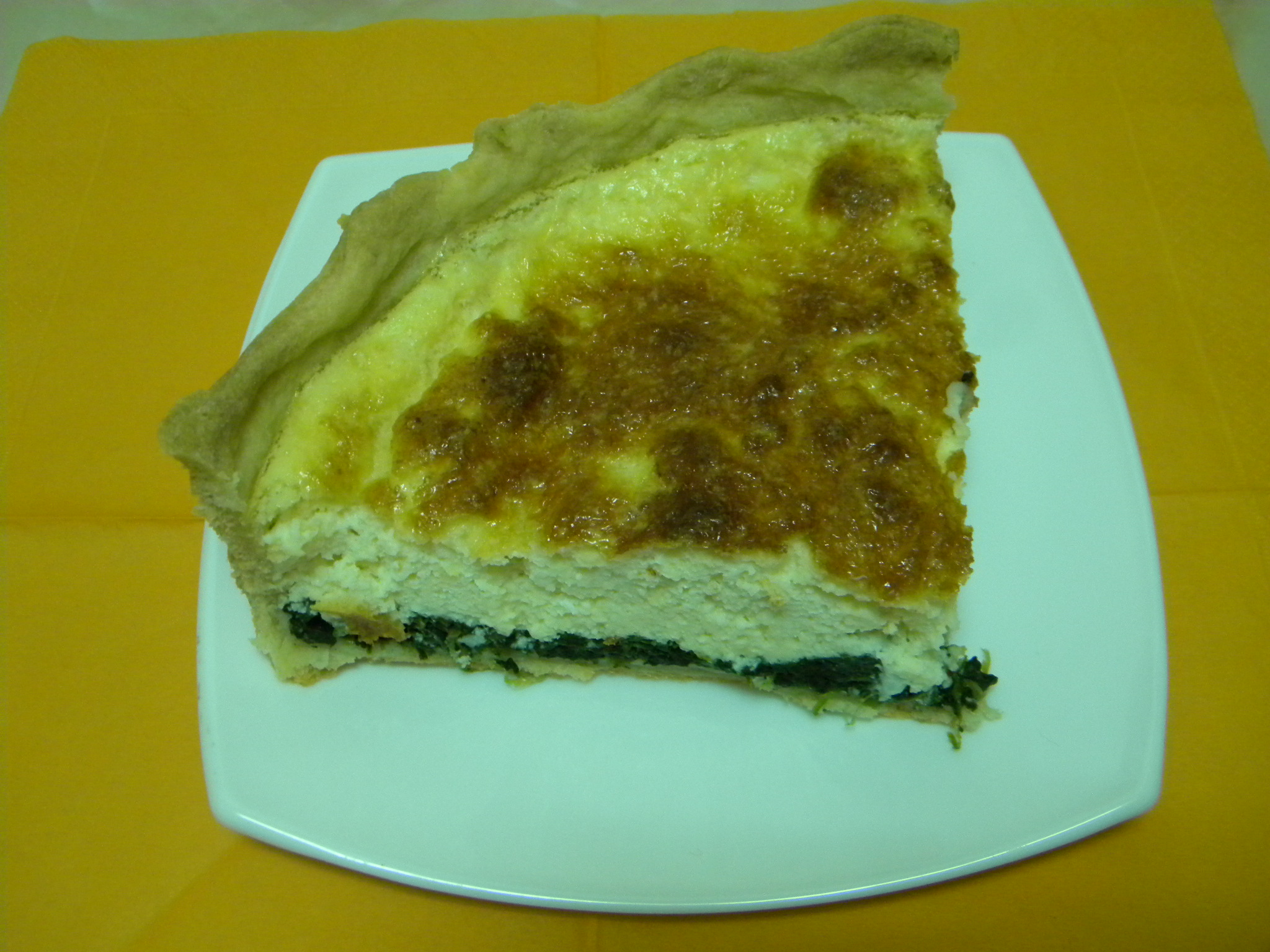 Quiche cu spanac