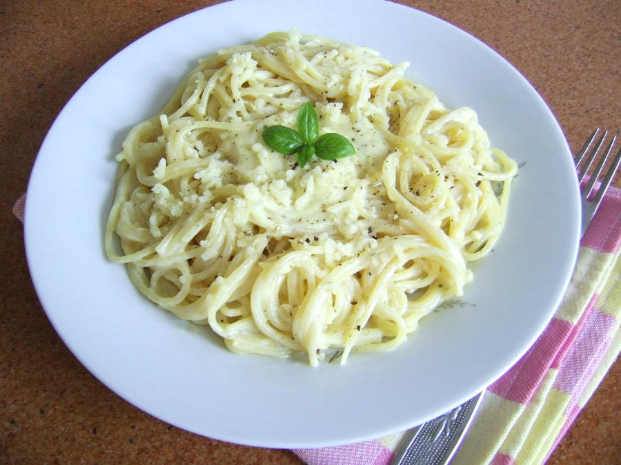 Spaghetti quattro formaggi