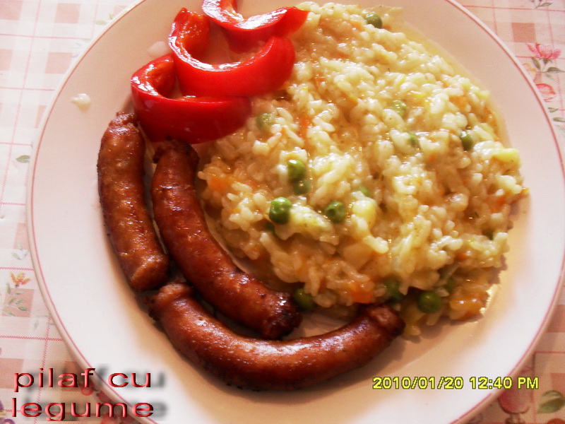 Pilaf cu legume