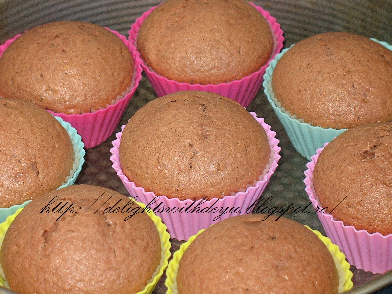 Muffins cu ciocolata