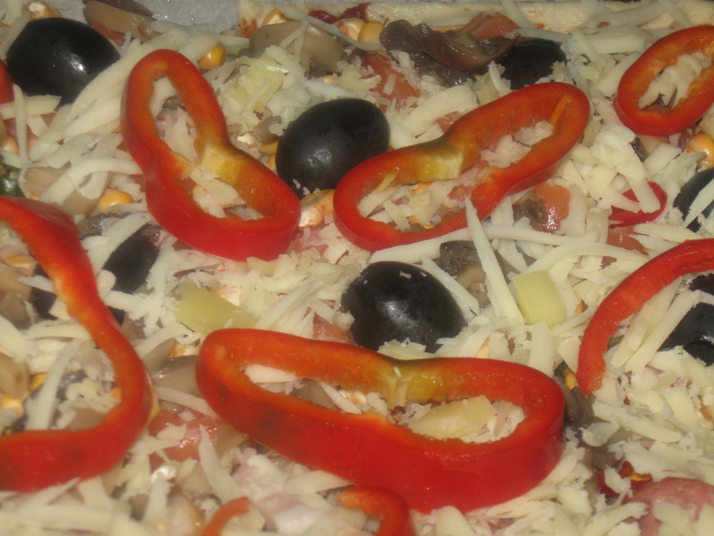 Pizza cu somon