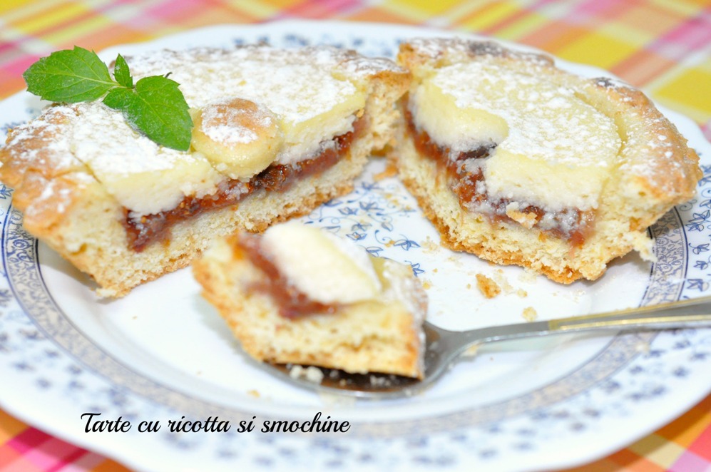 Tarte cu ricotta si smochine