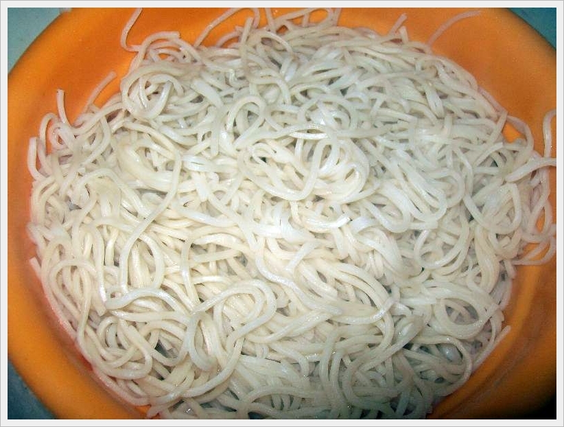 Chow Mein Noodles cu legume chinezesti