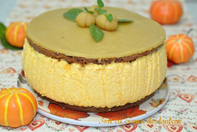 Tort cu crema de dovleac